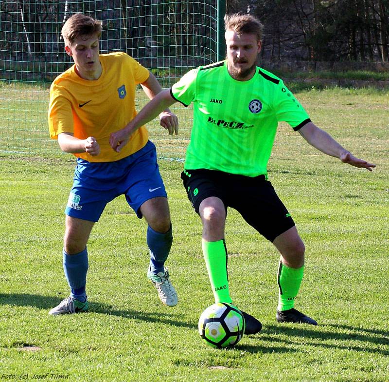 Fotbalová I. B třída: Zruč nad Sázavou - Hlízov 0:3.