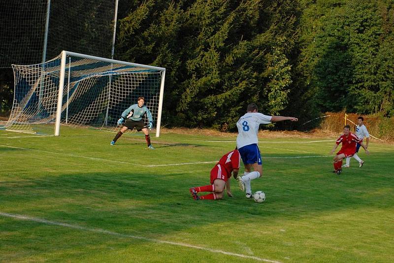 Z utkání I.B třídy – skupiny D Star Tupadly – Kondrac (2:1).