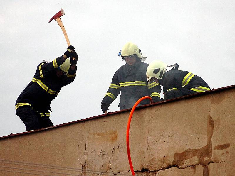 Likvidace požáru v kutnohorském pivovaru, 2. října 2010