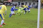 Utkání 7. kola okresního fotbalového přeboru: Zbraslavice - Sázava B 2:3.