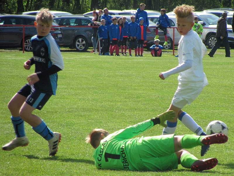 Mladší žáci FK Čáslav na 21. ročníku Memoriálu Františka Lhotáka, mezinárodním fotbalovém turnaji U12 v Malešově.