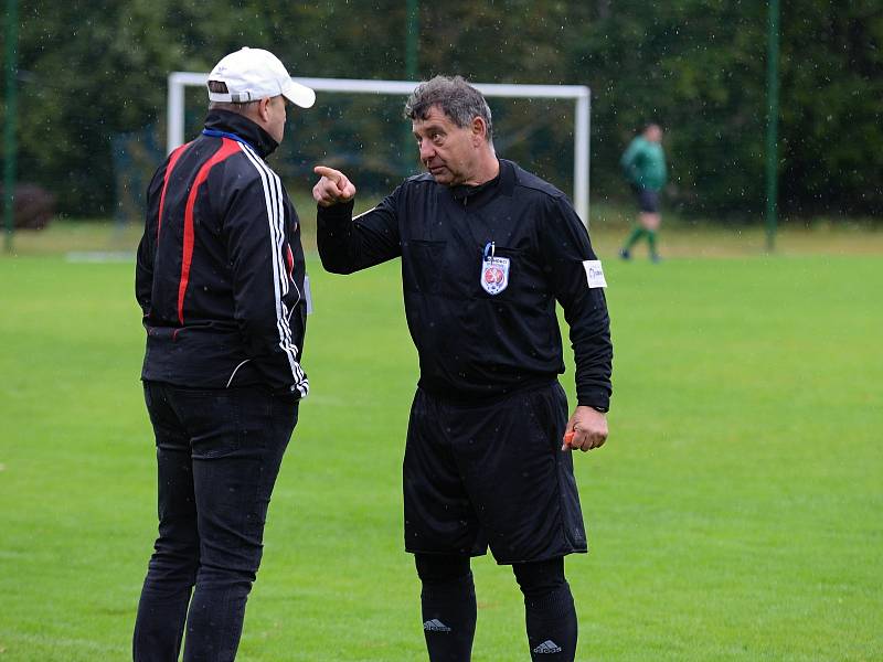 Zápas I. B třídy (sk. D) Jiskra Zruč nad Sázavou - Kondrac (3:2pk).