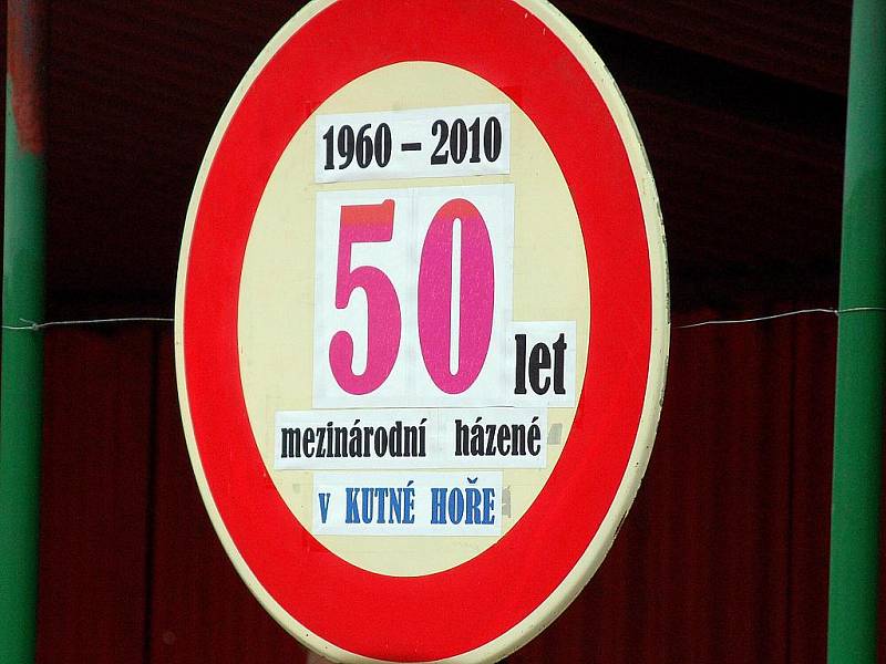 50. výročí založení mezinárodní házené v Kutné Hoře, 28. srpna 2010.