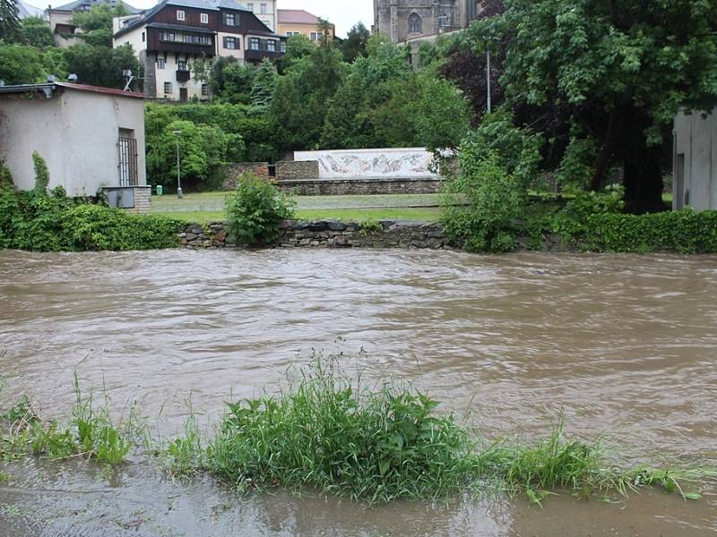 Vrchlice v Kutné Hoře 2. června 2013