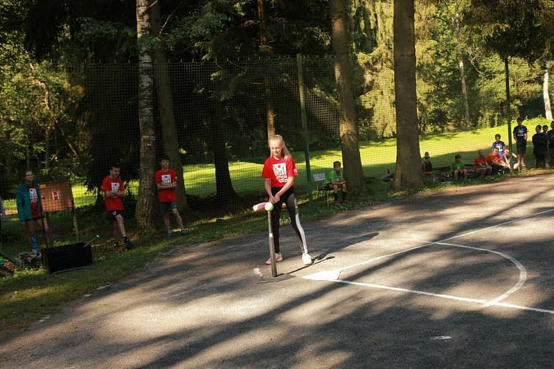 Dětský sportovní tábor pořádaný spolkem Olympia Kutná Hora v rekreačním středisku Želivka na Vysočině.