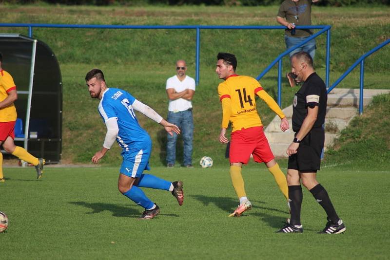 Z fotbalového utkání I.B třídy Suchdol - Uhlířské Janovice