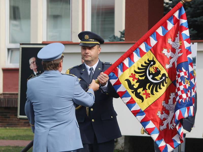 Jmenování nového velitele 21. základy taktického letectva Čáslav