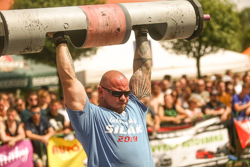 Strongman závody v Golčově Jeníkově v neděli 24. července 2021.