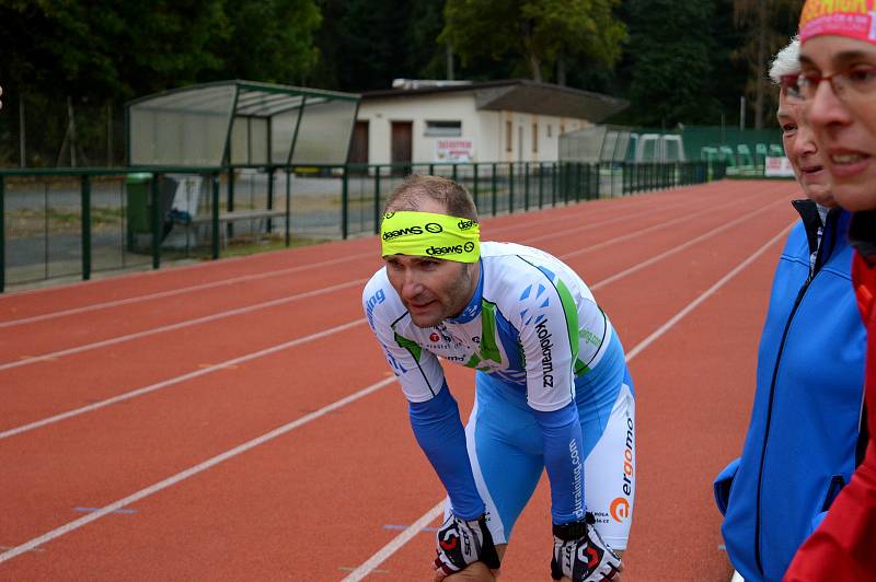 Čáslavský duatlon zdolalo šedesát pět sportovců.