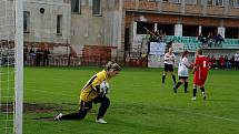 Z utkání fotbalistek Kutná Hora - Uhlířské Janovice 0:0