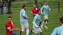 Fotbalisté Hlízova otočili duel s Pátkem z 0:2 na 3:2 gólem v 89. minutě zápasu, kdy se trefil hlavou Martin Výborný.