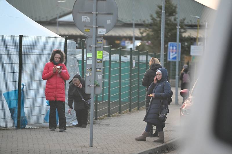 Takhle to vypadá na slovensko - ukrajinské hranici.