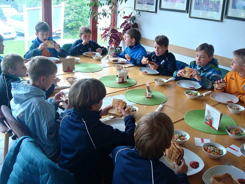 Čáslavské fotbalové týmy U10 a U11 na mezinárodním turnaji Mozart Trophy v rakouském Salzburgu.