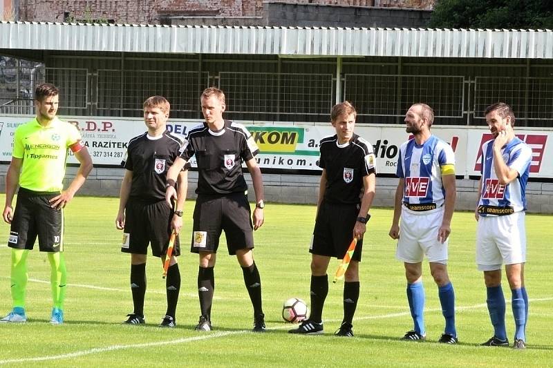 První kolo českého fotbalového poháru MOL Cupu: FK Čáslav - 1. FK Příbram 1:2 (0:2).
