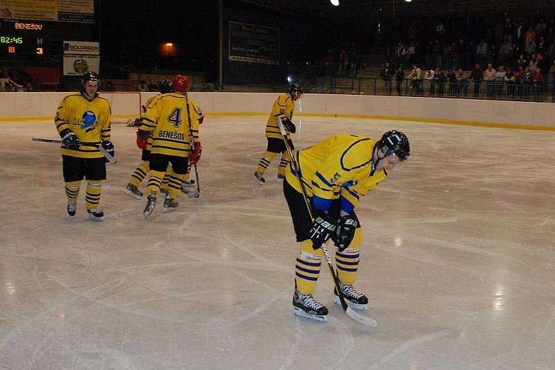 Hokej II. liga: K. Hora - Benešov 4:5, neděle 4. října 2009