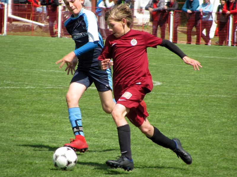 Mladší žáci FK Čáslav na 21. ročníku Memoriálu Františka Lhotáka, mezinárodním fotbalovém turnaji U12 v Malešově.