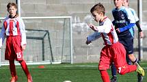 Fotbalový přípravný zápas, mladší žáci, kategorie U13: FK Čáslav - TJ Sokol Družba Suchdol 3:3 (0:1, 2:0, 1:2).