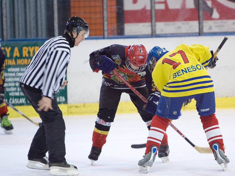 Hokej: Starší žáci K. Hora - Benešov 6:4, sobota 6. prosince 2008