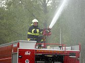 Den otevřených dveří na základně kutnohorského hasičského sboru. 3. 5. 2011