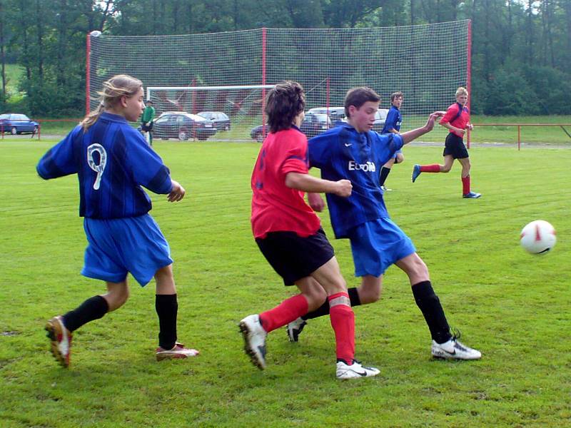 Z utkání St. žáci Malešov - Č. Brod 1:0