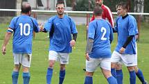 Fotbalová IV. třída, skupina B: TJ Sokol Červené Janovice B - TJ Jiskra Zruč nad Sázavou B 5:7 (3:2).