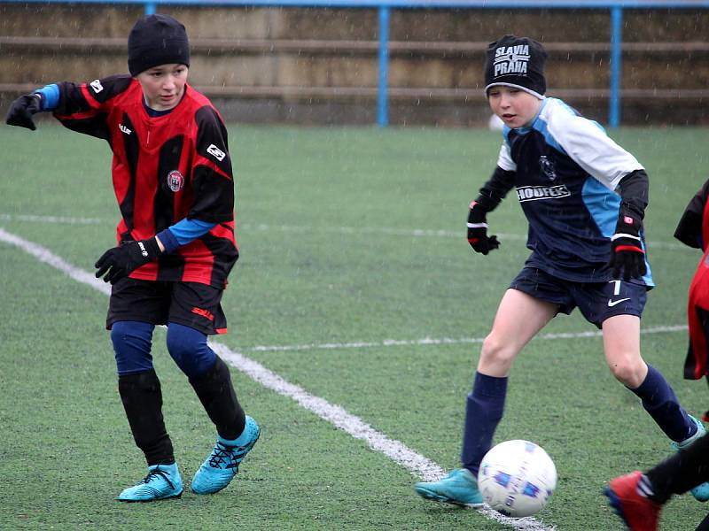 Fotbalový přípravný zápas, mladší žáci, kategorie U12: MFK Chrudim - FK Čáslav 3:8 (1:3, 0:3, 2:2).