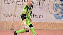 13. kolo CHANCE futsal ligy 2016/17: Slavia Praha - Benago Zruč n. S. 4:7, 7. ledna 2017.