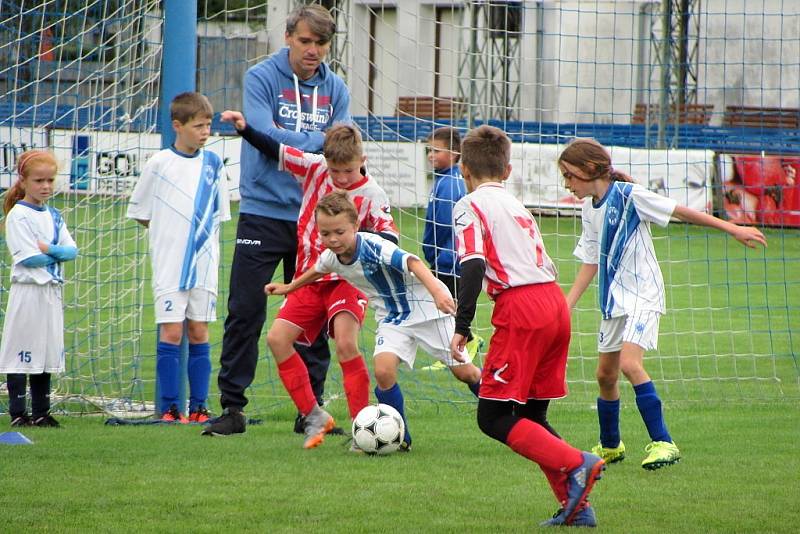 Okresní přebor starších přípravek, sobota 2. září 2017, turnaj ve Vrdech: FK Čáslav B - Sparta Kutná Hora A 2:5.