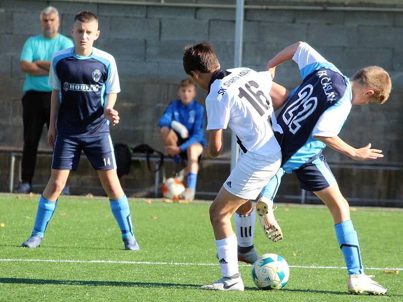 Česká fotbalová liga mladších žáků U13: FK Čáslav - SK Sparta Kolín 2:8 (0:1, 1:2, 1:5).