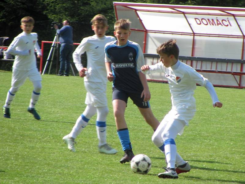 Mladší žáci FK Čáslav na 21. ročníku Memoriálu Františka Lhotáka, mezinárodním fotbalovém turnaji U12 v Malešově.