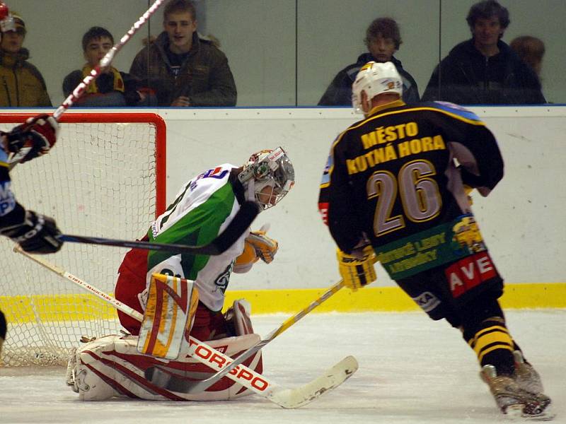 Hokej II. liga: K. Hora - Trutnov 4:2, neděle 15. listopadu 2009