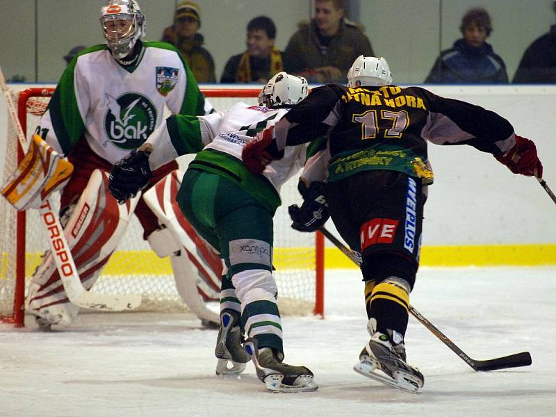 Hokej II. liga: K. Hora - Trutnov 4:2, neděle 15. listopadu 2009