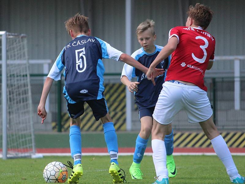 Česká liga žáků U13, neděle 11. června 2017: FK Čáslav - MFK Trutnov 13:1.