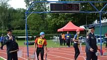 Na Městském stadionu Sletiště v Kladně se o víkendu 23. a 24. června uskutečnila hlavní část Krajské soutěže v požárním sportu profesionálních a dobrovolných hasičů.