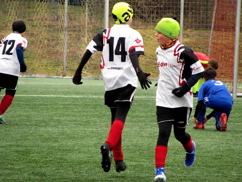 Fotbalový přípravný zápas, mladší žáci, kategorie U13+U12: FK Čáslav - SK Sparta Kolín 8:5 (1:0, 2:2, 5:3).