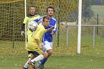 Utkání 7. kola okresního fotbalového přeboru: Zbraslavice - Sázava B 2:3.