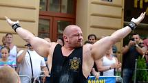 Závody strongman profi 2016 v Kutné Hoře, 18. června 2016.