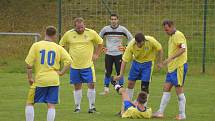 Utkání 7. kola okresního fotbalového přeboru: Zbraslavice - Sázava B 2:3.