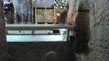 Hrob Panny Marie v Getsemanech ve východním Jeruzalémě.