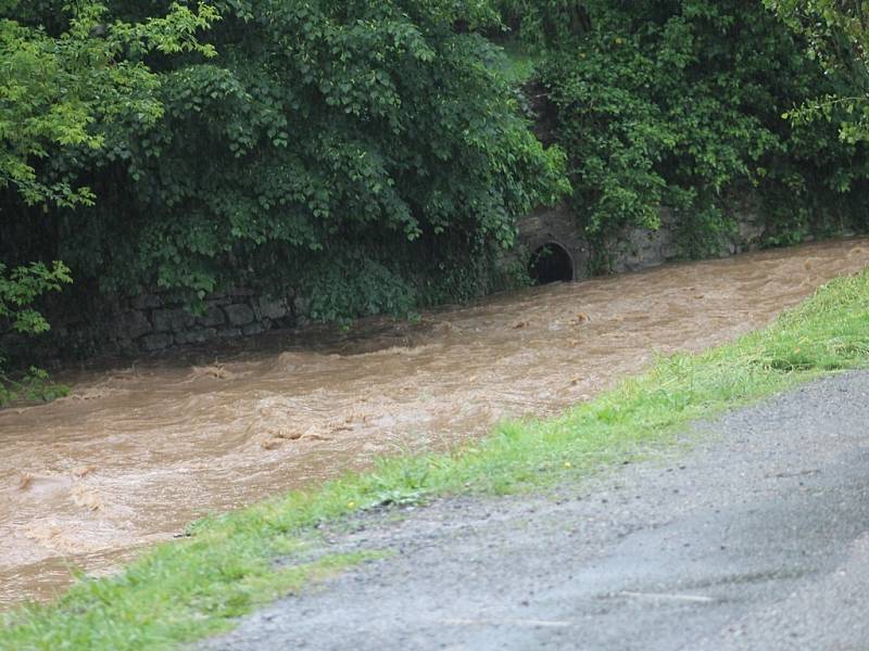 Prudké deště se na Kutnohorsku podepsaly 28. 5. 2014