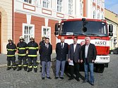 Čáslavský hasičský záchranný sbor se může pyšnit nejnovější hasičskou stříkačkou