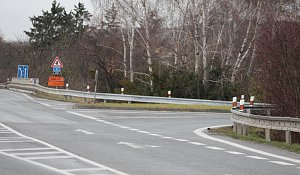 Úsek silnice I/2 mezi kutnohorským Malínem a Novými Dvory. Archivní foto. 