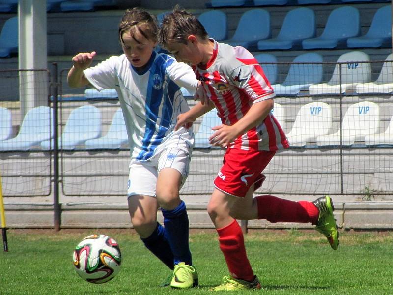 Okresní přebor starších přípravek, sobota 3. června 2017, turnaj v Čáslavi: FK Čáslav – Sparta Kutná Hora 1:6.