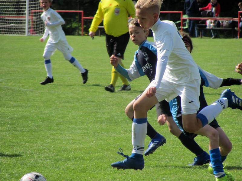 Mladší žáci FK Čáslav na 21. ročníku Memoriálu Františka Lhotáka, mezinárodním fotbalovém turnaji U12 v Malešově.