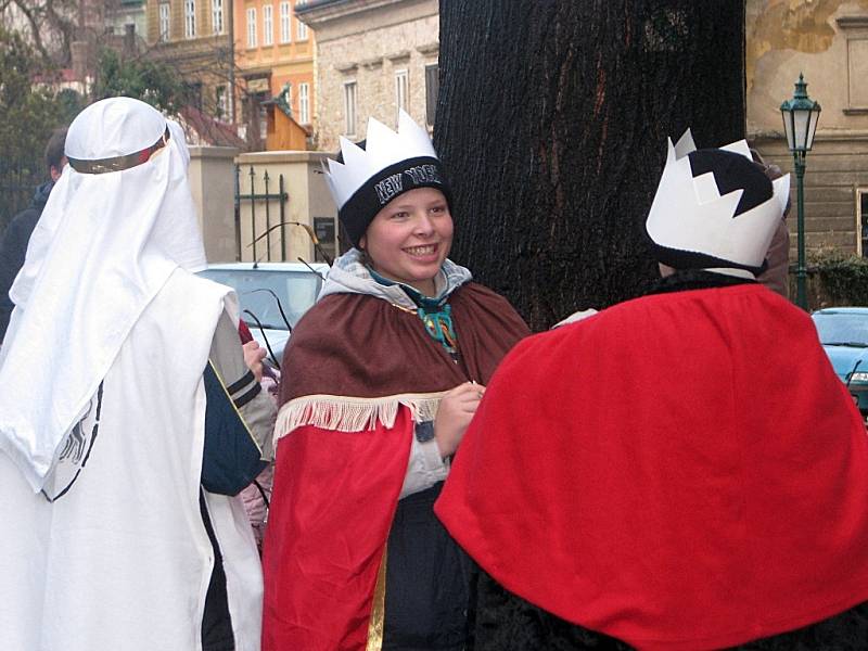 Zahájení Tříkrálové sbírky 5. ledna 2013