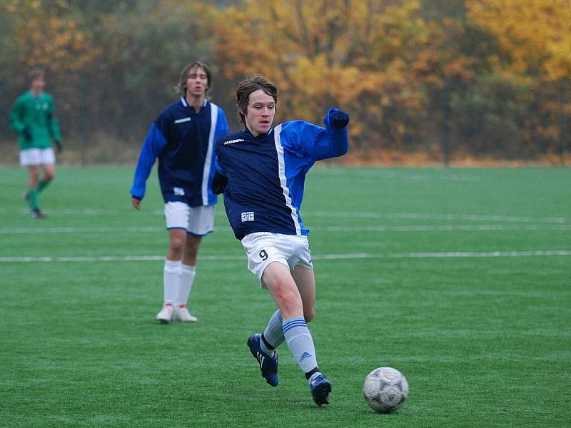 Fotbal: Ml. dorost K. Hora - SK Kladno B 2:3, neděle 1. listopadu 2009