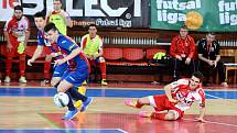 14. kolo Chance futsal ligy: SK Slavia Praha - FC Benago Zruč n. S. 5:6 (3:2).