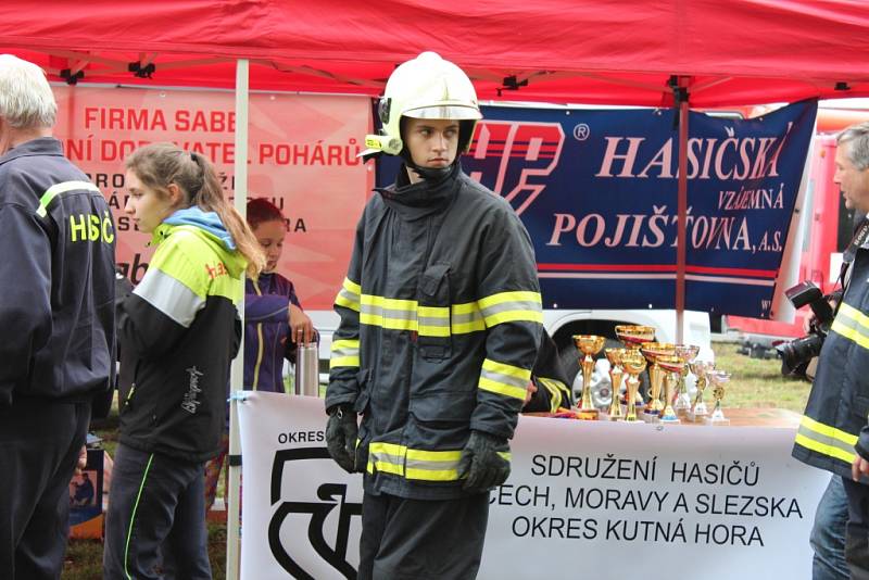 Závody hasičů v běhu na rozhlednu Vysoká