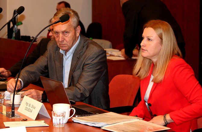 Josef Viktora (ANO) a Silvia Doušová (STAN – Šance pro Kutnou Horu). 