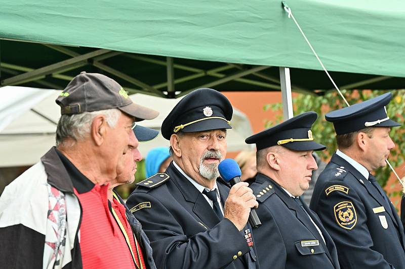 Ze soutěže v požárním útoku v Lomečku, zároveň memoriálu Miloslava Vágnera v sobotu 18. září 2021.